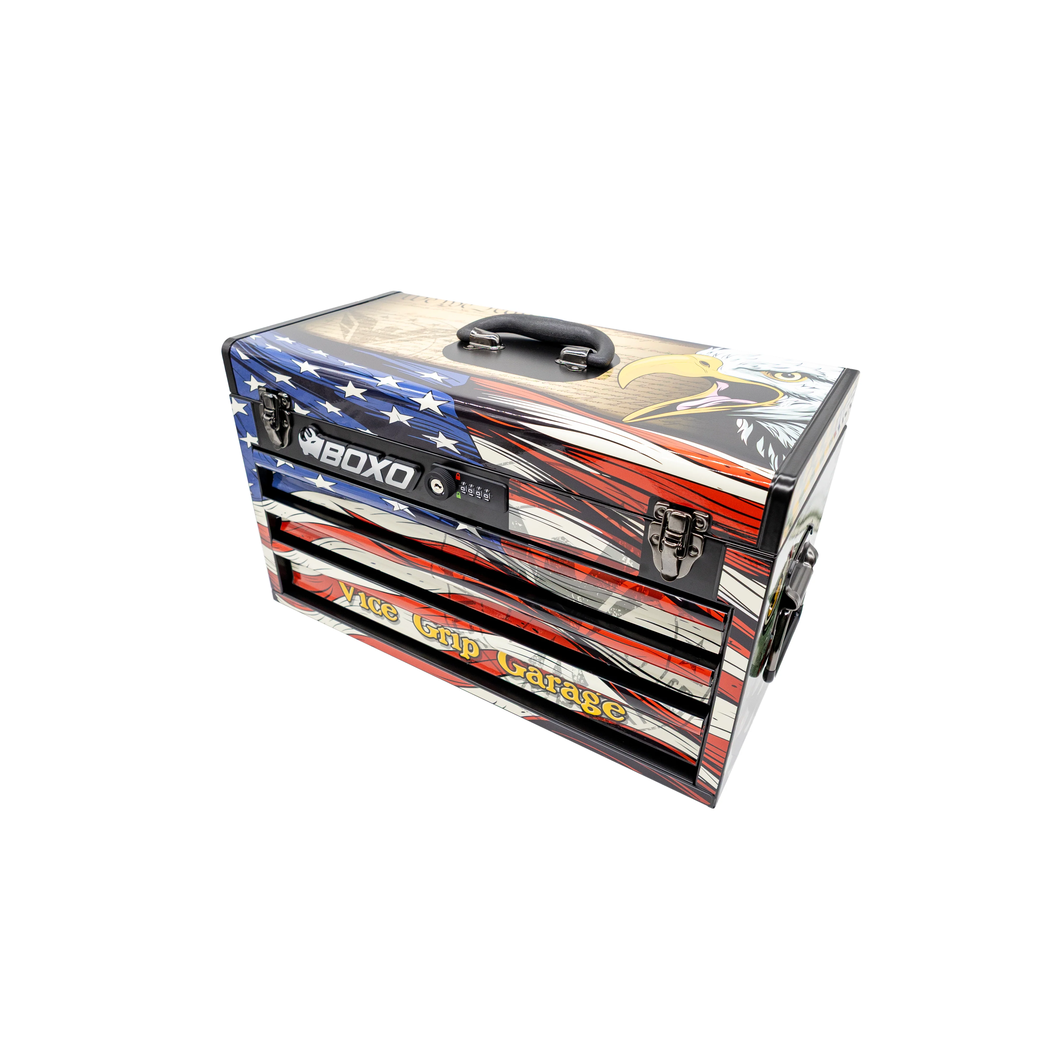 159- Piece Metric and SAE Combo 3- Drawer Hand Carry Tool Box