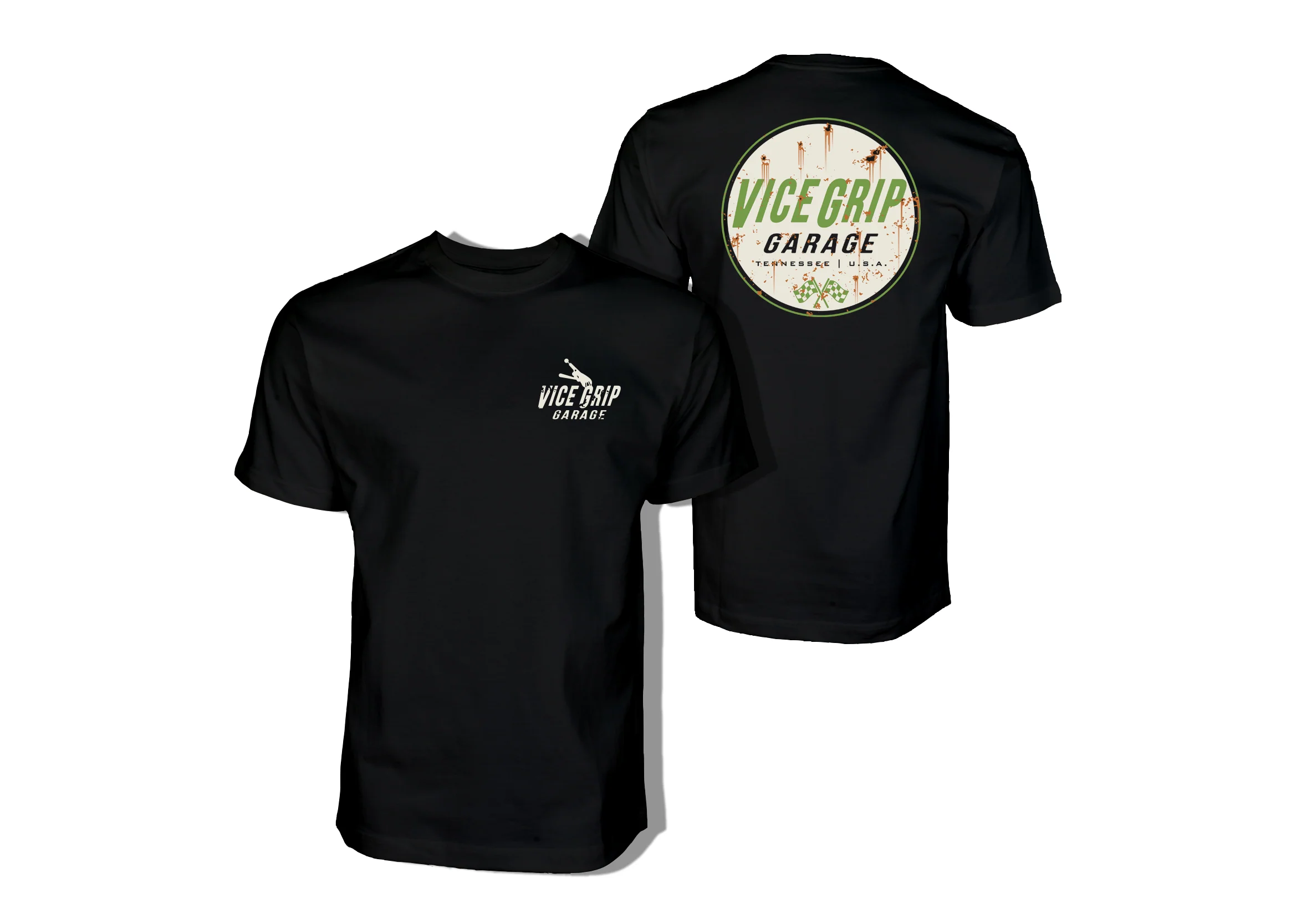 VGG Rusty Can Shirt (Royal Blue or Black) - Image 3